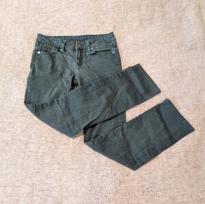 Uniqlo Straight Leg Denim Jeans Green Size 23